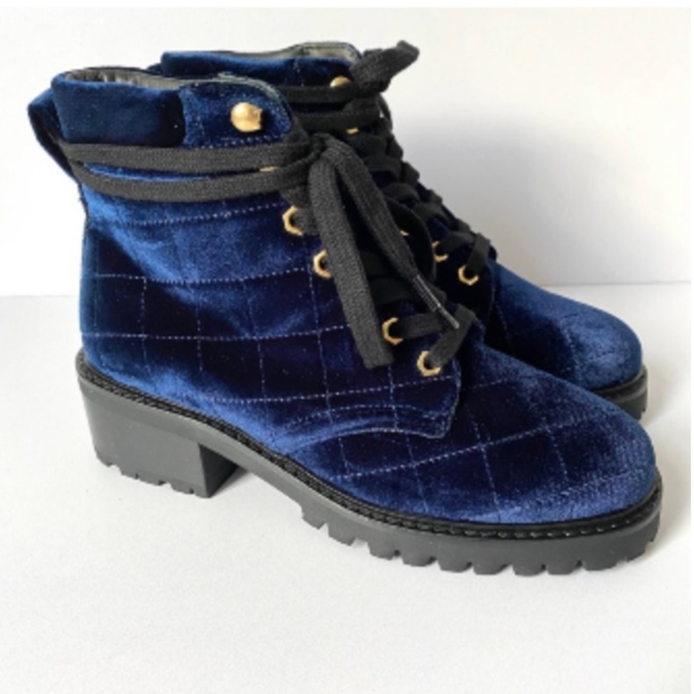 Sandro velvet boots